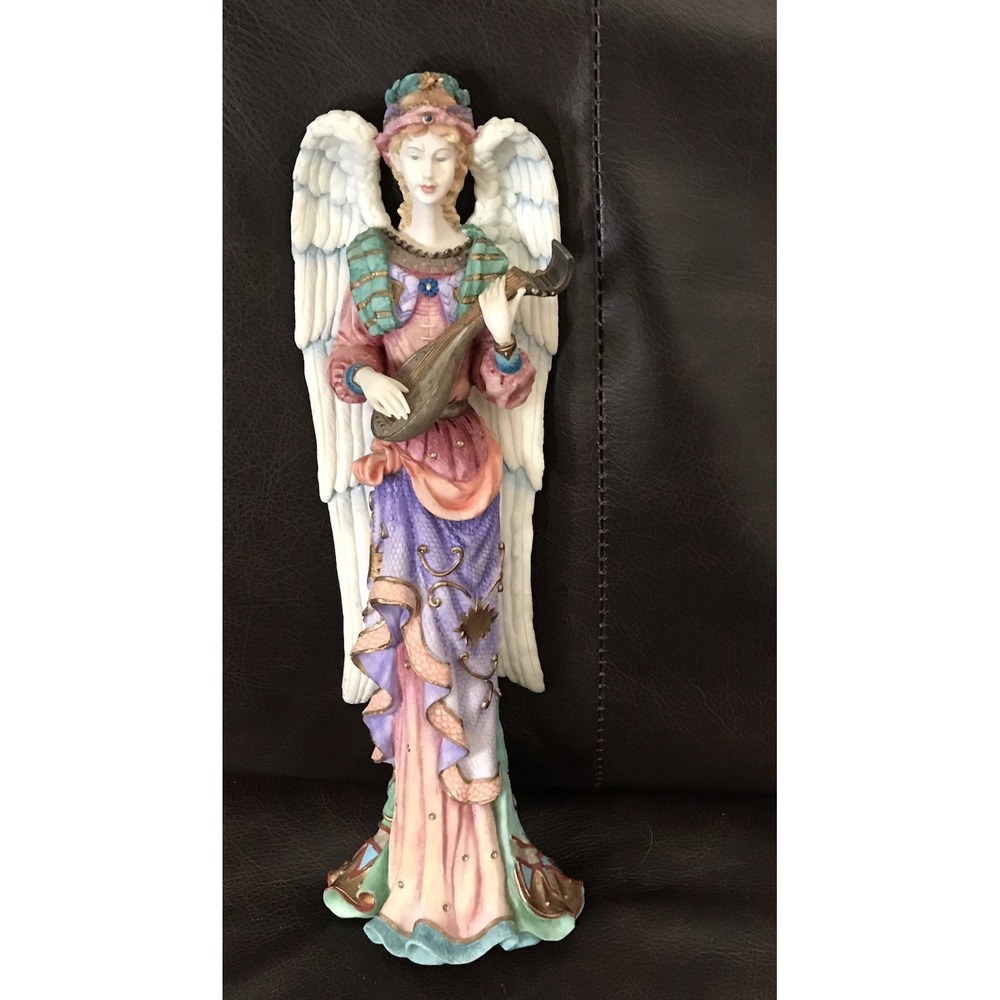Lenox "Angel Of Harmony" 1997 Retired‎ Plays Her Guitar 12"